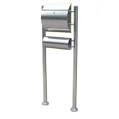 Freestanding stainless steel mailbox letterbox postbox CF-M-502S-H