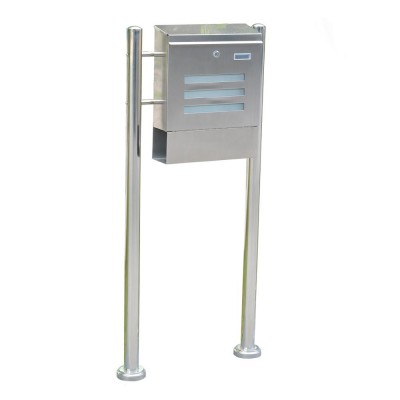 Free Standing Waterproof Stainless Steel Postbox letterbox