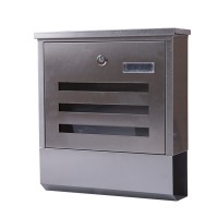 YooBox  dolphin wall mount mailbox outdoor apartment stainless steel letterbox