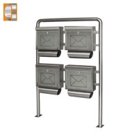 Large capacity waterproof steel stand letterbox