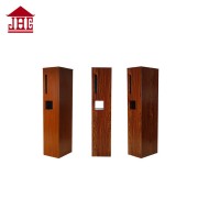 JHC702W Wooden grain steel metal letter boxes/free standing postbox/ freestanding letterbox